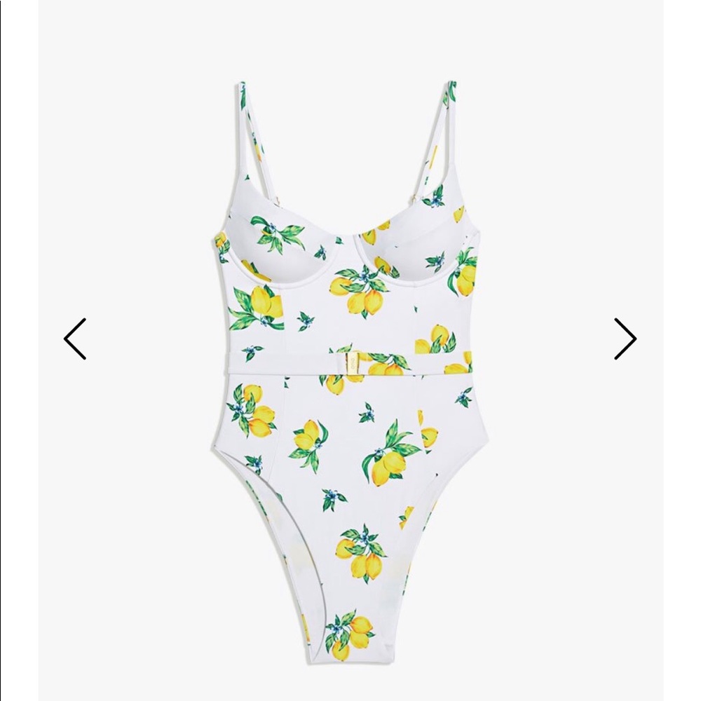 Onia Danielle one piece - lemon toss print